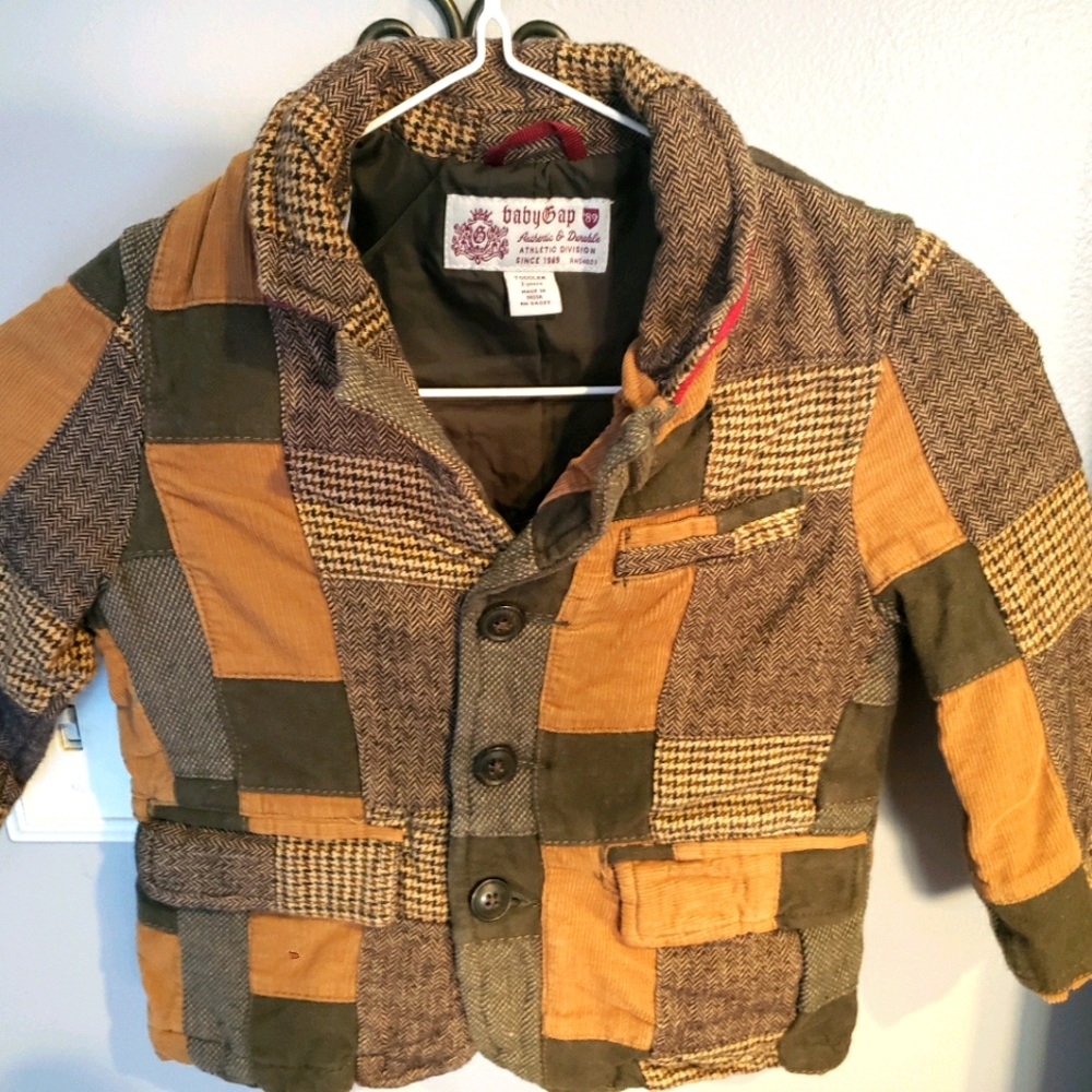 Baby Gap 2T plaid Jacket